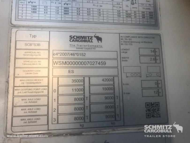 Schmitz Cargobull - низкотемпературный рефрижератор Cтандарт Изо/термо кузов (23)