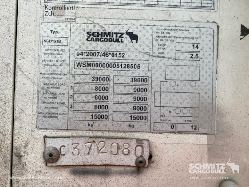 Schmitz Cargobull - низкотемпературный рефрижератор Cтандарт Изо/термо кузов (15)