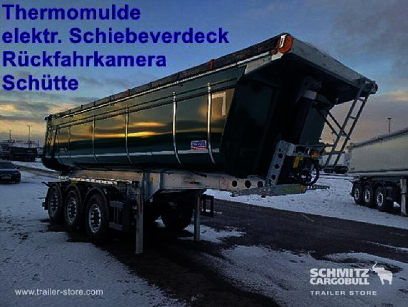 Schmitz Cargobull - steel half pipe body Tipper