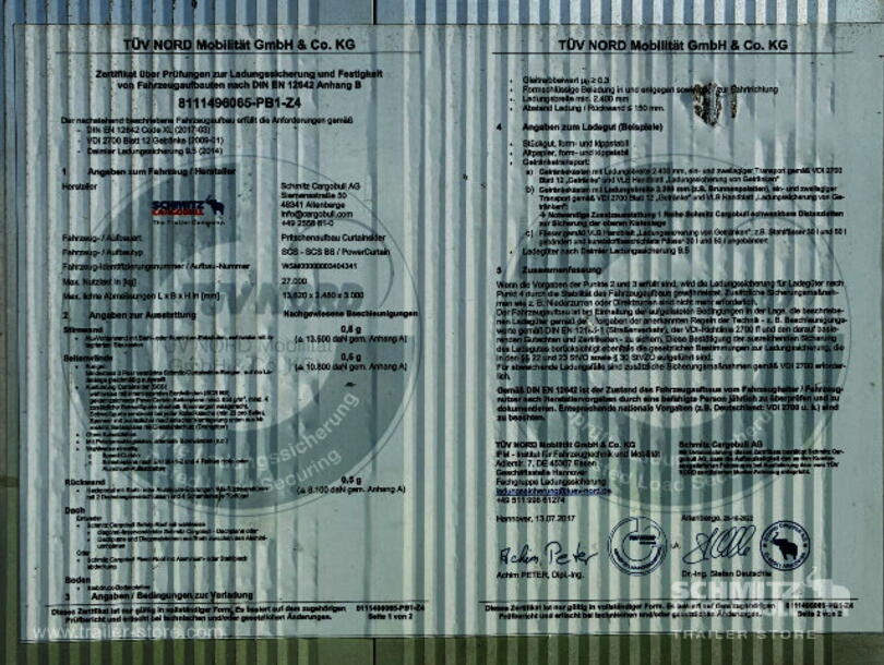 Schmitz Cargobull - Lona para empurrar Padrão (17)