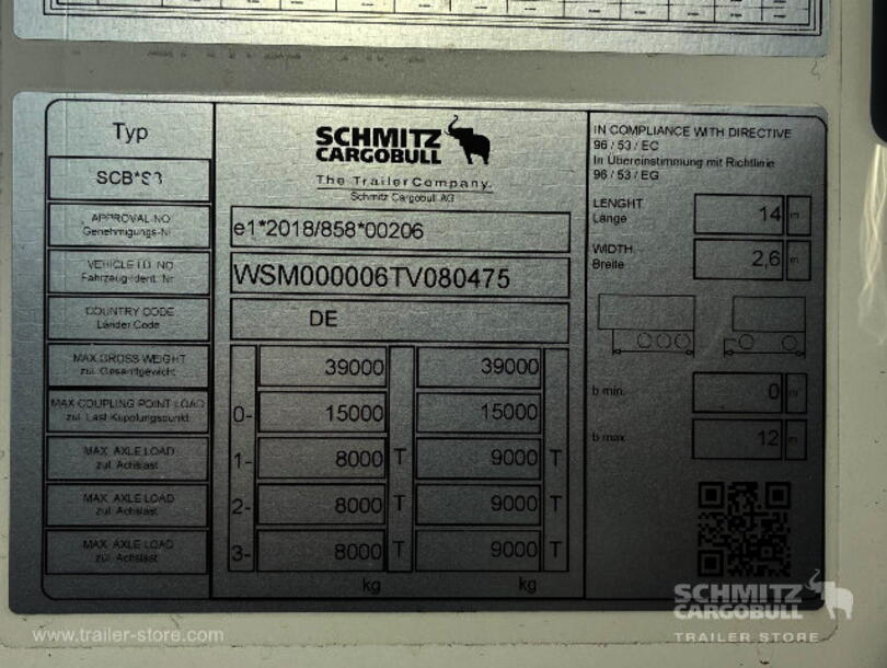 Schmitz Cargobull - низкотемпературный рефрижератор Cтандарт Изо/термо кузов (17)