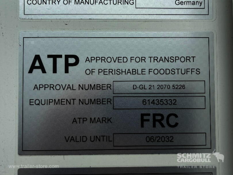 Schmitz Cargobull - низкотемпературный рефрижератор Cтандарт Изо/термо кузов (15)