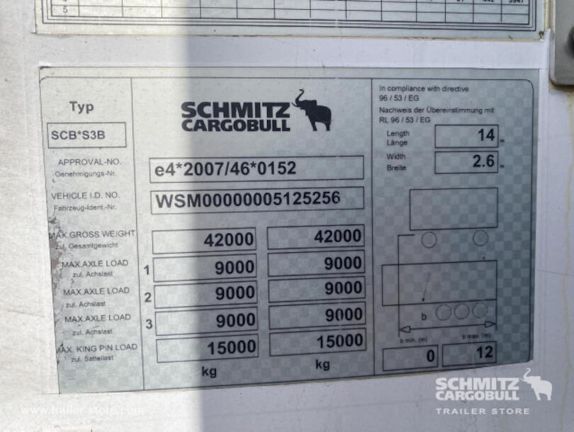 Schmitz Cargobull - низкотемпературный рефрижератор Cтандарт Изо/термо кузов (12)